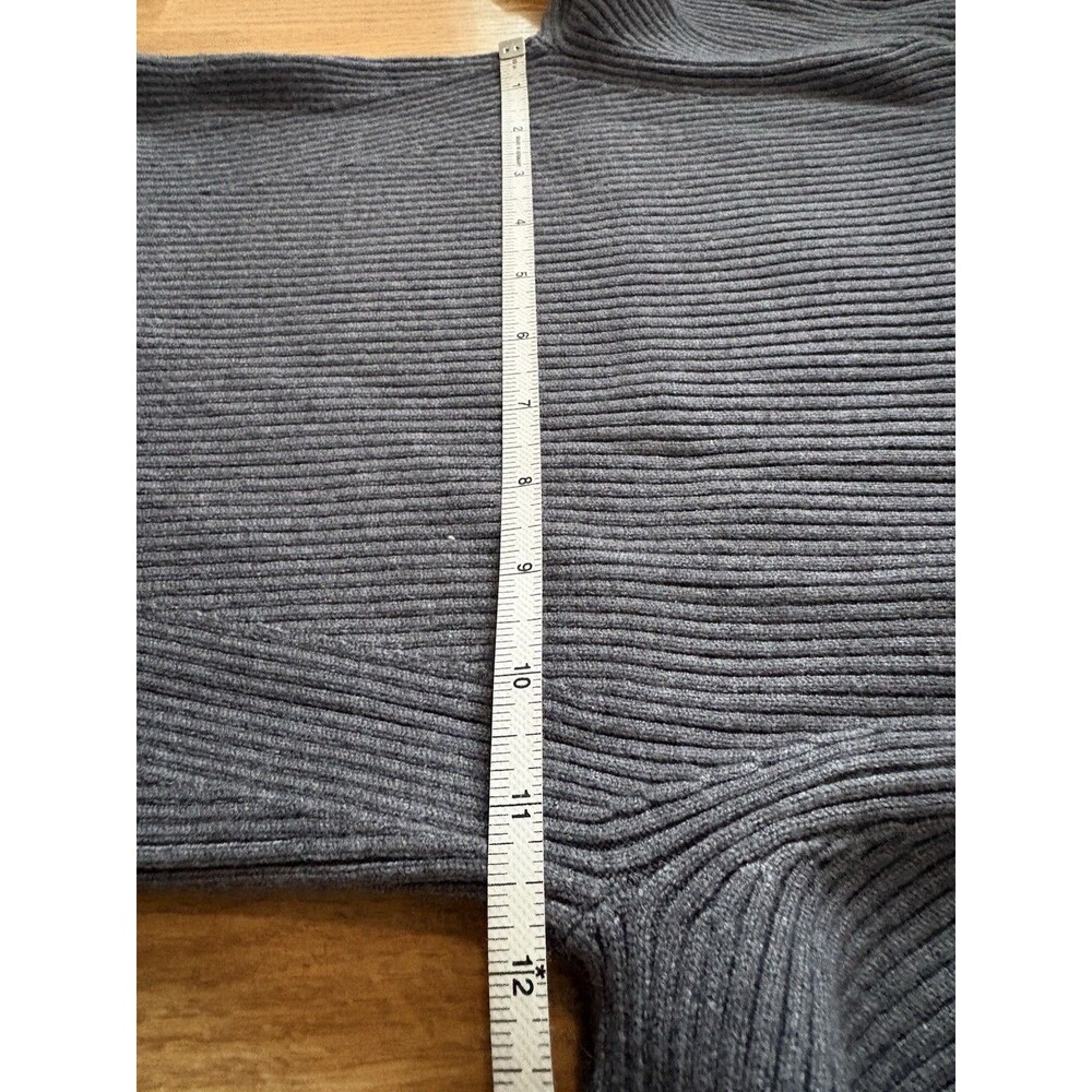 Anthropologie Gray White Thea Twofer Sweater Maxi Dress Size XS - Picture 11 of 12